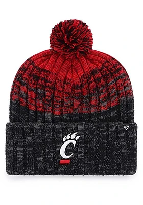 47 Cincinnati Bearcats Red Cascade Cuff Mens Knit Hat