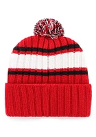 47 Ohio State Buckeyes Red Plateau Cuff Mens Knit Hat