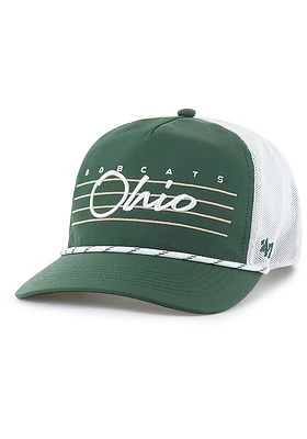 47 Ohio Bobcats DOWNBURST MESH 47 HITCH Adjustable Hat - Green