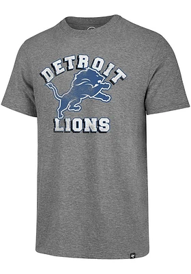 47 Detroit Lions Grey Arch Short Sleeve Fashion T Shirt