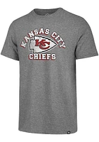 47 Kansas City Chiefs Grey Arch Match Short Sleeve Fashion T Shirt