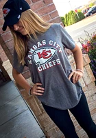 47 Kansas City Chiefs Grey Arch Match Short Sleeve Fashion T Shirt