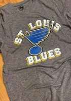 47 St Louis Blues Grey Arch Short Sleeve Fashion T Shirt