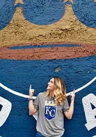 47 Kansas City Royals Grey Match Short Sleeve Fashion T Shirt