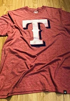 47 Texas Rangers Red Match Short Sleeve Fashion T Shirt