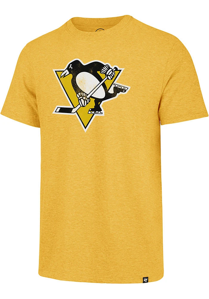 47 Pittsburgh Penguins Gold Match Short Sleeve Fashion T Shirt