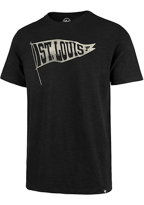 47 St Louis Blues Black Scrum Short Sleeve Fashion T Shirt
