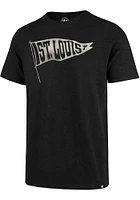 47 St Louis Blues Black Scrum Short Sleeve Fashion T Shirt