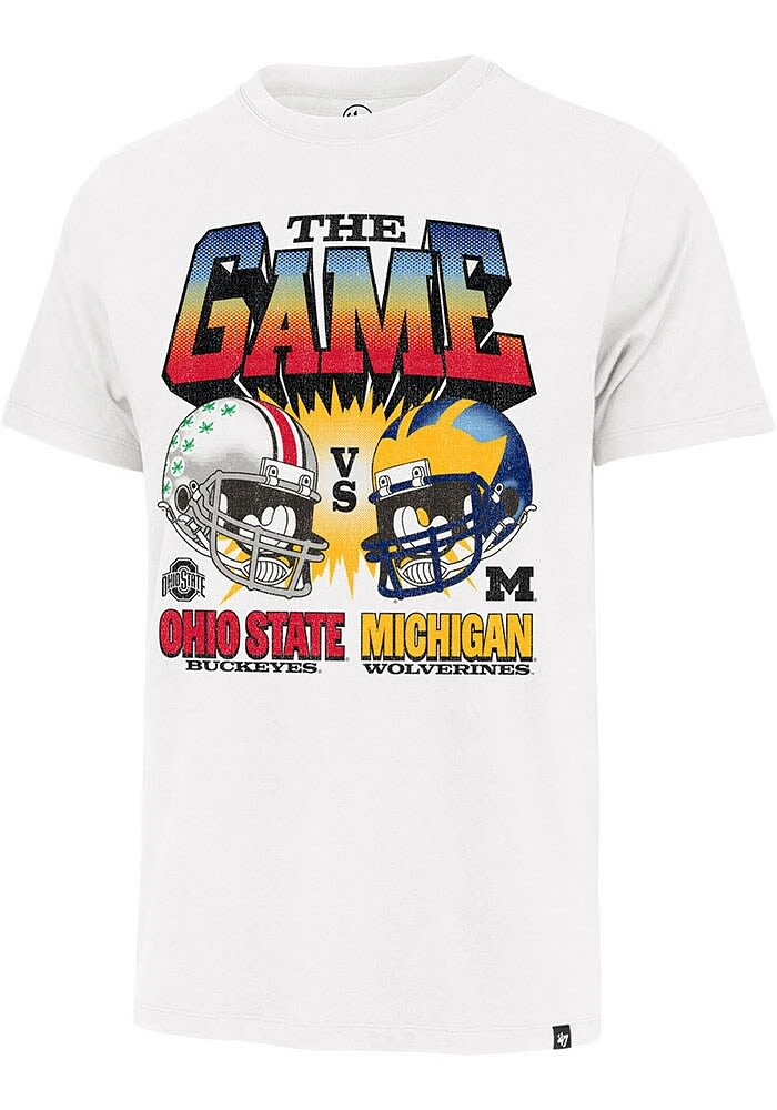 47 Ohio State Buckeyes White The Game Football Rivalry Short Sleeve Fashion T Shirt