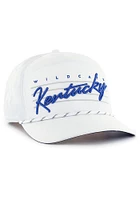 47 Kentucky Wildcats Downburst Hitch Adjustable Hat - White