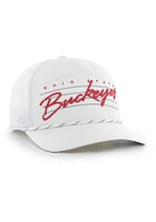 47 Ohio State Buckeyes Downburst Hitch Adjustable Hat - White