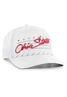 47 Ohio State Buckeyes Downburst Hitch Design Adjustable Hat - White