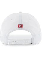 47 Ohio State Buckeyes Downburst Hitch Design Adjustable Hat - White