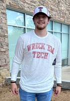 47 Texas Tech Red Raiders White Arch Long Sleeve Fashion T Shirt