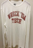47 Texas Tech Red Raiders White Arch Long Sleeve Fashion T Shirt