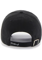 47 Pittsburgh Steelers Black Sparkle Clean Up Womens Adjustable Hat