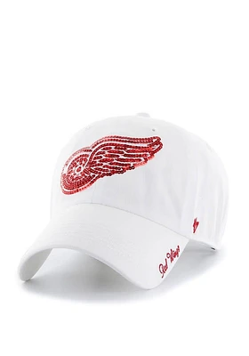 47 Detroit Red Wings Sparkle Clean Up Womens Adjustable Hat