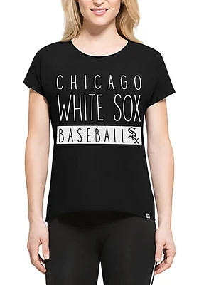 47 Chicago White Sox Womens Black Lumi Short Sleeve T-Shirt