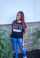 47 Chicago White Sox Womens Black Lumi Short Sleeve T-Shirt
