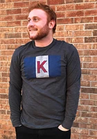 47 Kansas Jayhawks Grey Gameday Flag Long Sleeve Fashion T Shirt