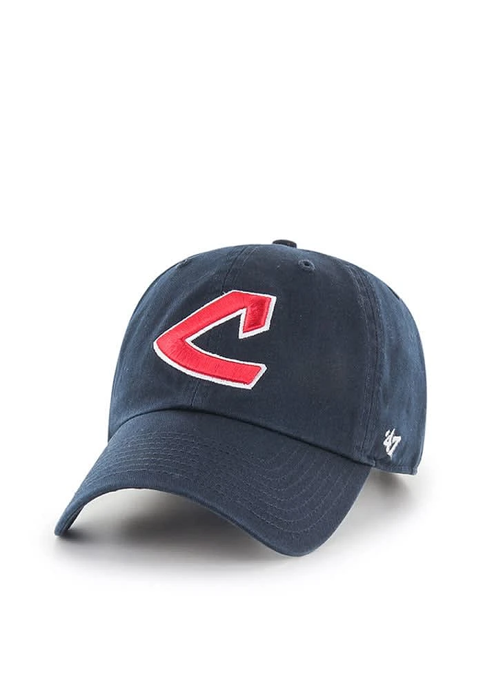 47 Cleveland Guardians Retro Clean Up Adjustable Hat - Navy Blue