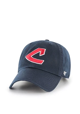 47 Cleveland Guardians Retro Clean Up Adjustable Hat - Navy Blue