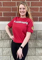 47 Chicago Blackhawks Red Logo Fieldhouse Short Sleeve Fashion T Shirt
