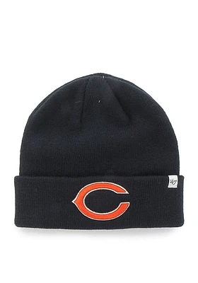 47 Chicago Bears Navy Blue Raised Cuff Iconic Mens Knit Hat