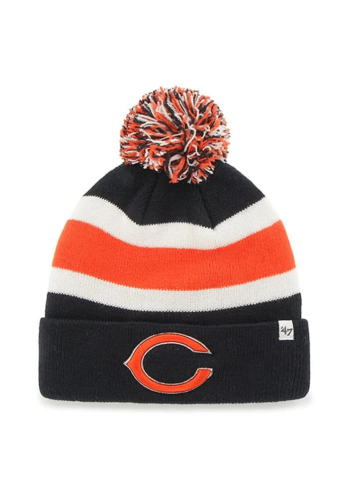 47 Chicago Bears Navy Blue Breakaway Mens Knit Hat