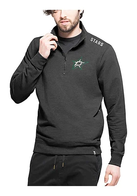 47 Dallas Stars Mens Black Forward Compete Long Sleeve Qtr Zip Pullover