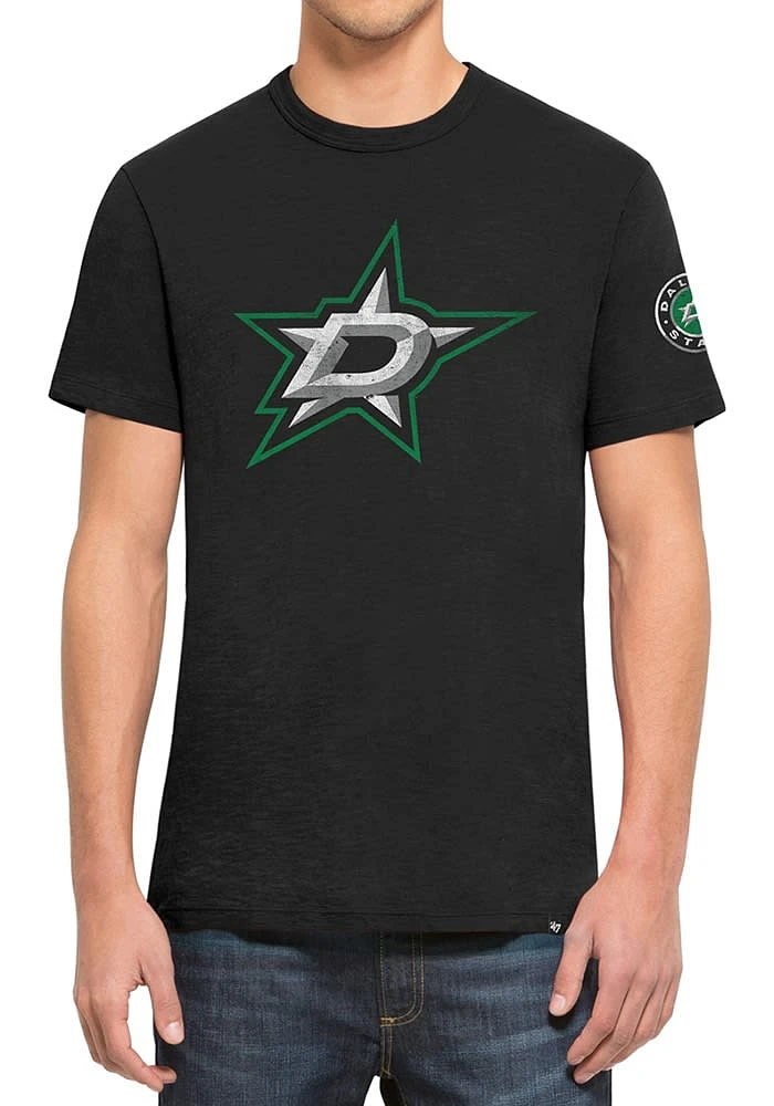 47 Dallas Stars Black Logo Two Peat Short Sleeve Fashion T Shirt