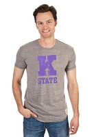 Original Retro Brand K-State Wildcats Grey Big K Short Sleeve Fashion T Shirt