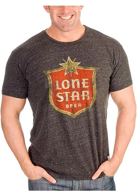 Original Retro Brand Texas Black Lone Star Beer Short Sleeve Fashion T Shirt