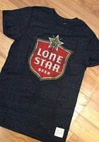 Original Retro Brand Texas Black Lone Star Beer Short Sleeve Fashion T Shirt
