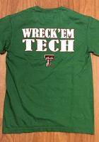 Original Retro Brand Texas Tech Red Raiders Green St Pat`s Short Sleeve Fashion T Shirt