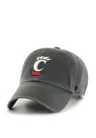 47 Cincinnati Bearcats Logo Clean Up Adjustable Hat - Charcoal