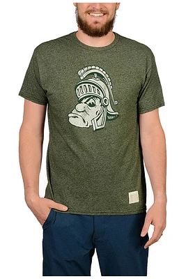 Original Retro Brand Michigan State Spartans Gruff Short Sleeve Fashion T Shirt