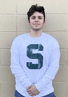 Original Retro Brand Michigan State Spartans White Slub Long Sleeve Fashion T Shirt