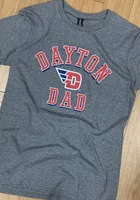 Dayton Flyers Grey Shadow Arc Dad Short Sleeve T Shirt