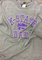 K-State Wildcats Graphite Shadow Arc Dad Short Sleeve T Shirt