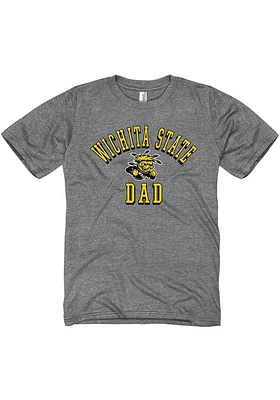 Wichita State Shockers Graphite Shadow Arc Dad Short Sleeve T Shirt