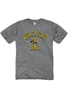 Wichita State Shockers Graphite Shadow Arc Dad Short Sleeve T Shirt
