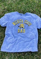 Wichita State Shockers Graphite Shadow Arc Dad Short Sleeve T Shirt