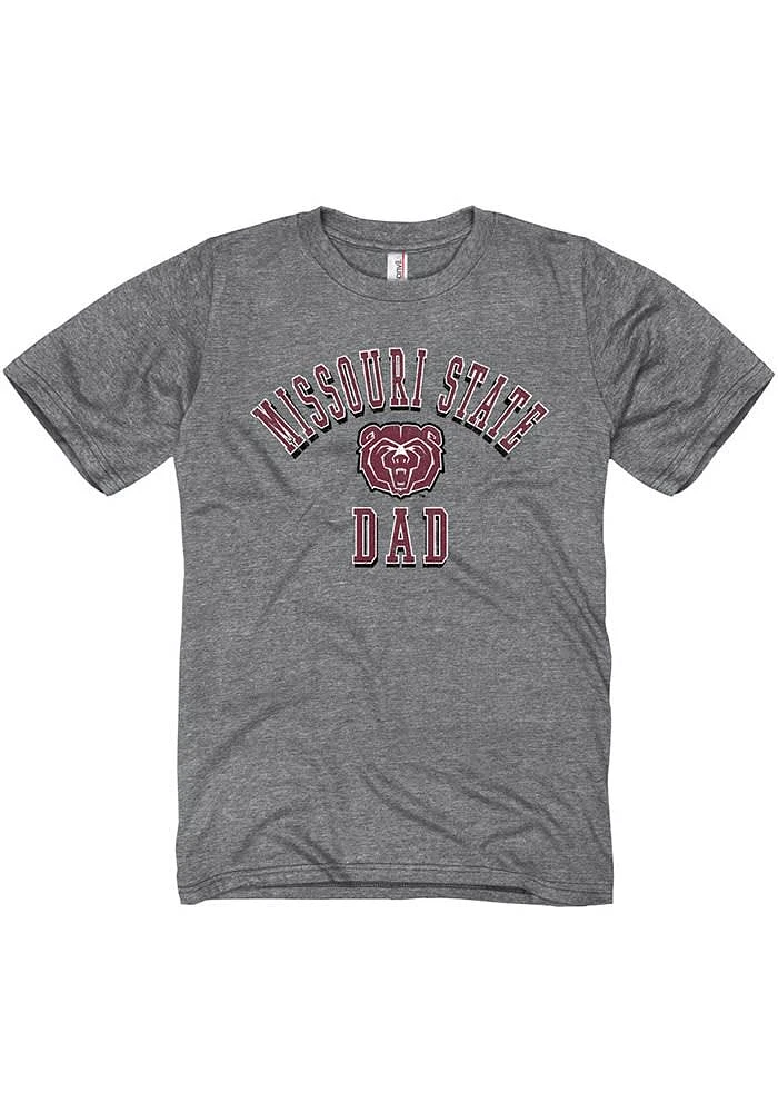 Missouri State Bears Graphite Shadow Arc Dad Short Sleeve T Shirt