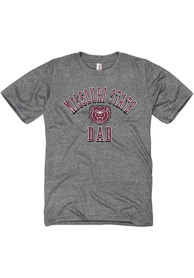 Missouri State Bears Graphite Shadow Arc Dad Short Sleeve T Shirt