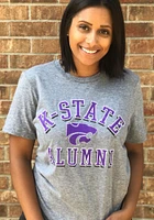 K-State Wildcats Graphite Shadow Arc Alumni Short Sleeve T Shirt