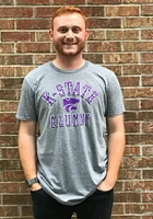 K-State Wildcats Graphite Shadow Arc Alumni Short Sleeve T Shirt