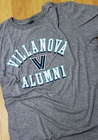 Villanova Wildcats Graphite Shadow Arc Alumni Short Sleeve T Shirt