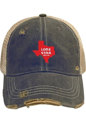 Original Retro Brand Texas Lone Star Adjustable Hat - Navy Blue