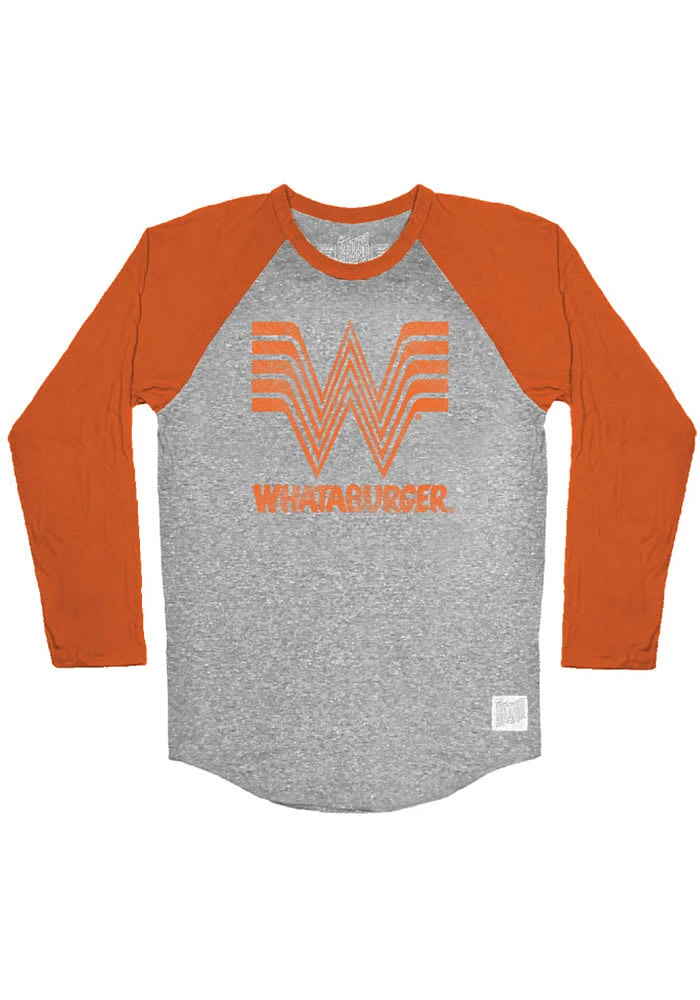 Original Retro Brand Texas Grey Whataburger Long Sleeve Fashion T Shirt